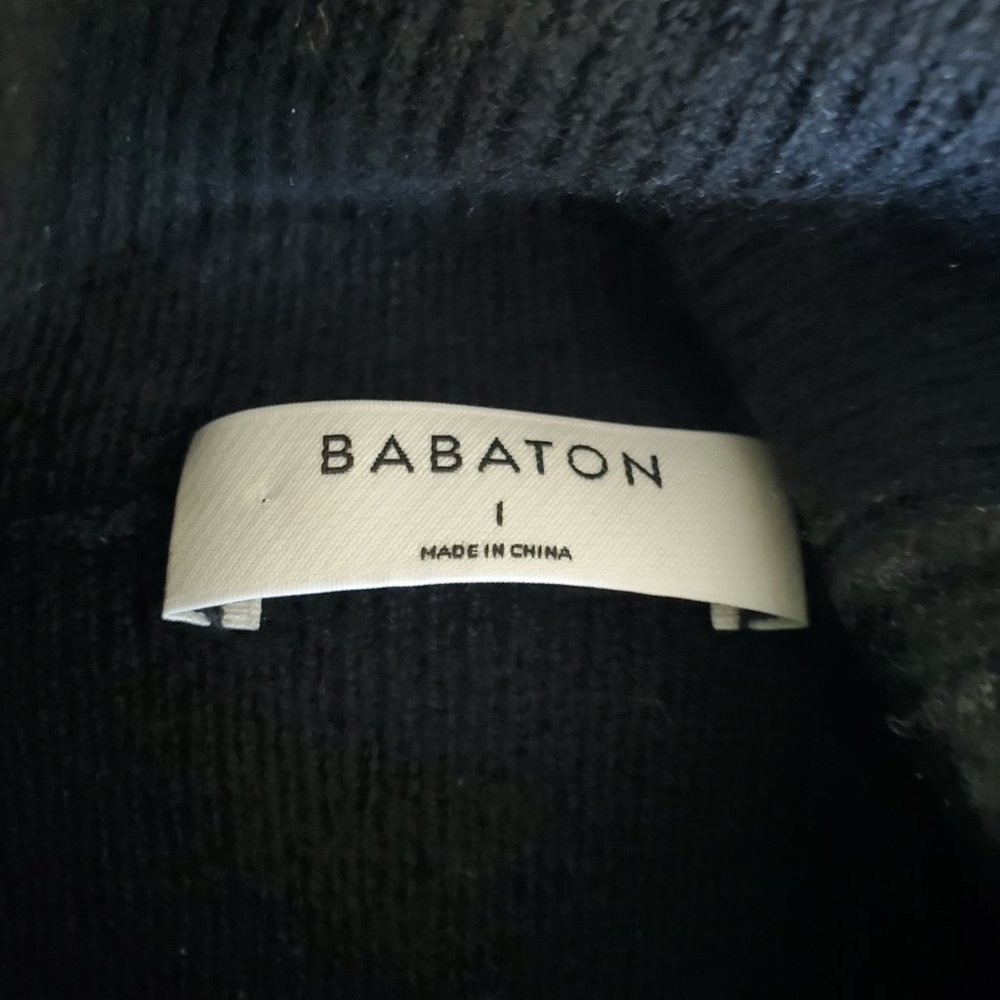 BABATON | Long Sleeve Turtleneck 100% Merino Wool Black Maclean Dress (Size M/L) - Picture 8 of 10